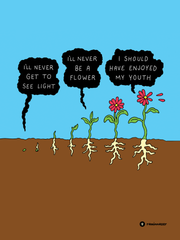 I'LL NEVER BE A FLOWER