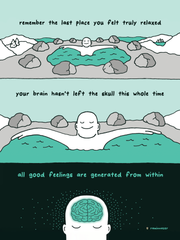 BRAIN NEVER LEFT THE SKULL