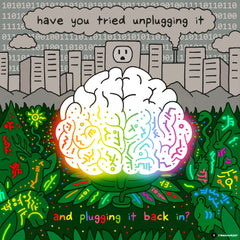 UNPLUG (Soft Lightweight T-shirt)