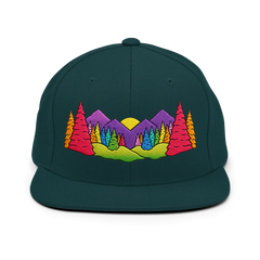 MOUNTAIN LANDSCAPE Snapback Hat