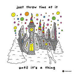 Rainbow Brainskull 2026 Calendar (WHITE)