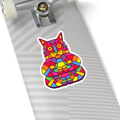 Polygon Cat (Kiss-Cut Sticker)