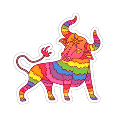 Rainbow Ox (Kiss-Cut Sticker)