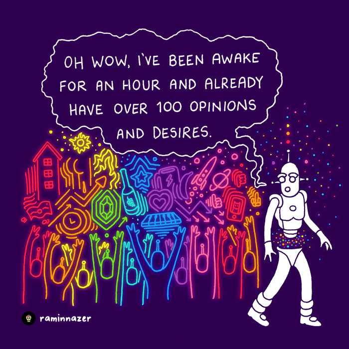 100 OPINIONS AND DESIRES (Soft Lightweight T-shirt)