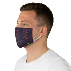 Neon Galaxy Face Mask