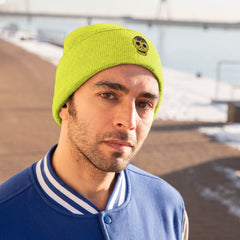 Rainbow Brainskull Knit Beanie