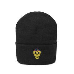 Rainbow Brainskull Knit Beanie