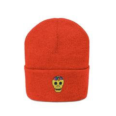 Rainbow Brainskull Knit Beanie