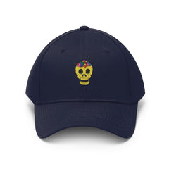 Rainbow Brainskull Unisex Twill Hat