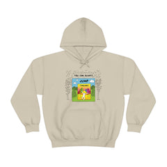 YOU CAN ALWAYS JUMP TIMELINES (Hooded Sweatshirt)