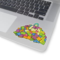 Bookworm (Kiss-Cut Sticker)