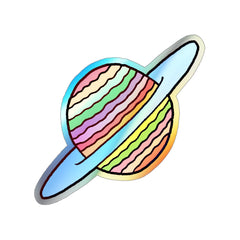 SATURN (Holographic Die-cut Sticker)