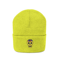 Rainbow Brainskull Knit Beanie