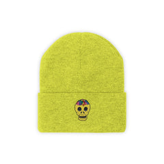 Rainbow Brainskull Knit Beanie