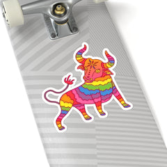 Rainbow Ox (Kiss-Cut Sticker)