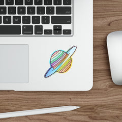 SATURN (Holographic Die-cut Sticker)