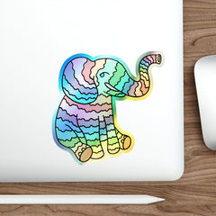 ELEPHANT (Holographic Die-cut Sticker)