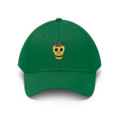 Rainbow Brainskull Unisex Twill Hat