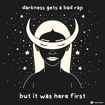 DARKNESS GETS A BAD RAP (Soft Lightweight T-shirt)