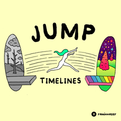 JUMP TIMELINES (Soft Lightweight T-shirt)