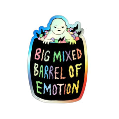 MIXED BARREL (Holographic Die-cut Sticker)