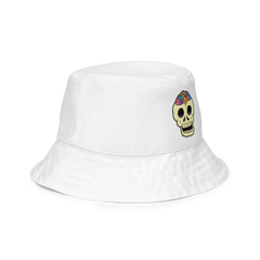 Rainbow Brainskull bucket hat