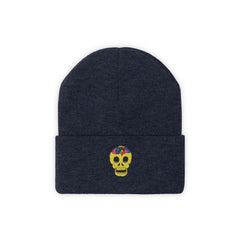 Rainbow Brainskull Knit Beanie