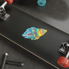 SPACESHIP (Holographic Die-cut Sticker)