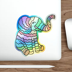 ELEPHANT (Holographic Die-cut Sticker)