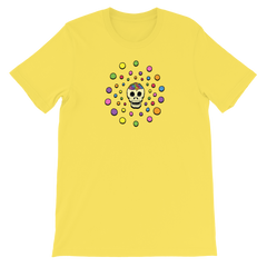 Rainbow Brainskull Dots (Soft Lightweight T-shirt)