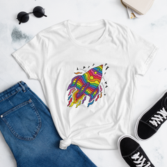 ROCKETSHIP (Women's Fashion Fit Tee)